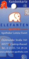 Elefanten-Apotheke Kundenkarte